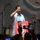 Gimik Prabowo Subianto Saat Hadiri Deklarasi PSI