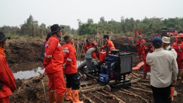 Dua Bulan Kebakaran di Desa Jungkal OKI Masih Sulit Dipadamkan