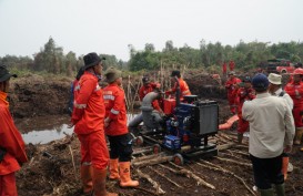 Dua Bulan Kebakaran di Desa Jungkal OKI Masih Sulit Dipadamkan