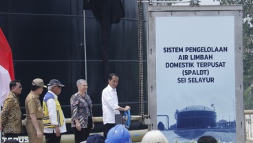 Diresmikan Jokowi, Segini Rincian Anggaran Pembangunan Sistem IPAL di Palembang