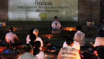 Meditasi Bulan Purnama ala Bakul Budaya FIB UI