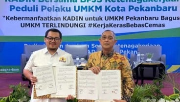 Kadin Pekanbaru Targetkan 10.000 Pekerja UMKM Dilindungi BPJamsostek