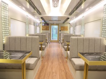 KAI Luncurkan Kereta Makan Bernuansa Mewah untuk Layanan Suite Class