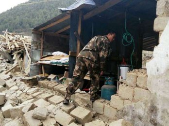 Sejarah Gempa Mematikan di Nepal Sejak 2015