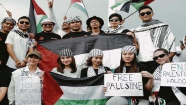 Deretan Artis Ikut Aksi Bela Palestina di Monas Jakarta