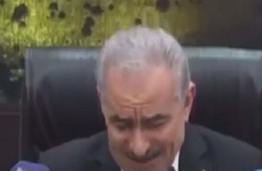 Video Perdana Menteri Palestina Menangis Saat Rapat Kabinet, Teringat Korban di Gaza
