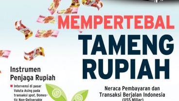 CADANGAN DEVISA : Mempertebal Tameng Rupiah