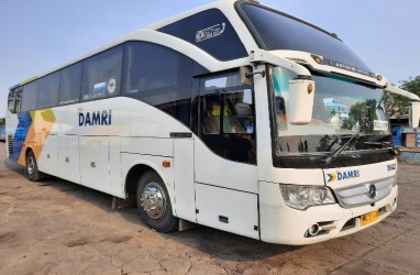 DAMRI Luncurkan Bus Listrik di Bandung, Tarif Cuma Rp4.900