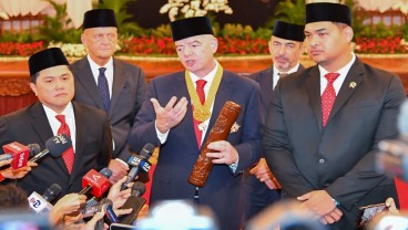 Presiden FIFA Bangga Terima Gelar Kehormatan dari Jokowi