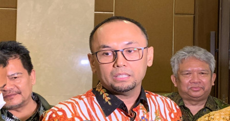 Ketua PPATK Ivan Yustiavandana usai mengikuti agenda Rapat Koordinasi Tahunan PPATK di Hotel Sultan, Jakarta Pusat, Kamis (19/1/2023). JIBI/Bisnis- Szalma Fatimarahma