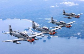 Formasi Empat Pesawat Dilakukan Sebelum Dua Unit Kemudian Jatuh