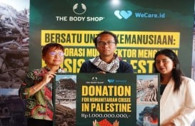 The Body Shop Indonesia Donasi Rp1 Miliar untuk Palestina