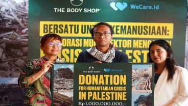 The Body Shop Indonesia Donasi Rp1 Miliar untuk Palestina