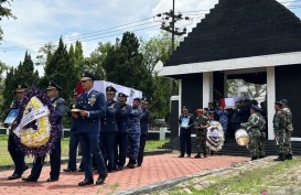 Korban Kecelakaan Pesawat Super Tocano Dikebumikan di Taman Makam Pahlawan
