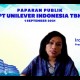 Unilver Indonesia (UNVR) Kirim Bantuan untuk Korban Konflik Timur Tengah
