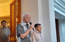 Sambangi Kediaman Jusuf Kalla, Ganjar Pranowo Minta Wejangan Soal Pemilu