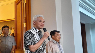 Sambangi Kediaman Jusuf Kalla, Ganjar Pranowo Minta Wejangan Soal Pemilu