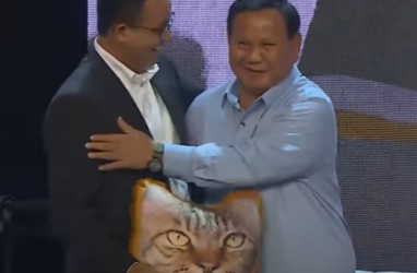 Momen Kocak Prabowo Lupa Salaman dengan Anies saat Tukar Kado di Mata Najwa