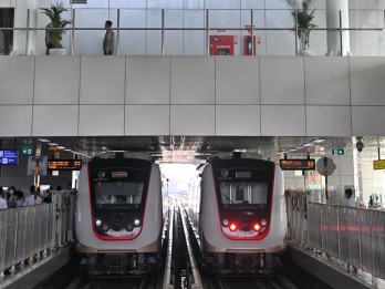 LRT Jabodebek Kini Operasikan 12 Trainset, Waktu Tunggu 18 Menit