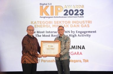 PGN Raih Dua Penghargaan di Ajang Keterbukaan Informasi Digital 5.0 2023