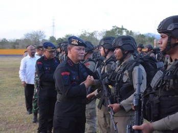 110 Personel Brimob Sulawesi Tengah Dikirim ke Papua