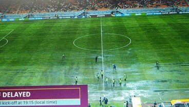 Hasil Brasil vs Argentina U17: Pertandingan Ditunda, Lapangan JIS Tergenang