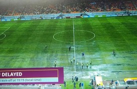 Hasil Brasil vs Argentina U17: Pertandingan Ditunda, Lapangan JIS Tergenang