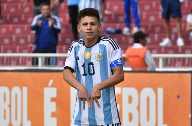 Hasil Brasil vs Argentina U17: Gol Solo Run Echeverri Bawa Argentina Unggul
