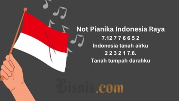 Not Pianika Lagu Indonesia Raya Lengkap dengan Cara Memainkannya