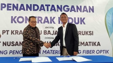 PT Krakatau Baja Konstruksi Gandeng T21 Untuk Pengadaan Tiang Fiber Optik