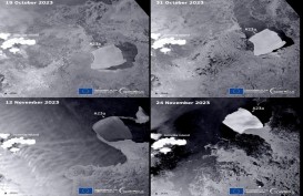 Penampakan Gunung Es Sebesar Tiga Kali Kota New York yang Lepas dari Antartika