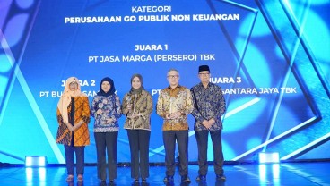 Jasa Marga Sabet Predikat Juara 1 Kategori Perusahaan Go Publik Non Keuangan