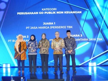 Jasa Marga Sabet Predikat Juara 1 Kategori Perusahaan Go Publik Non Keuangan