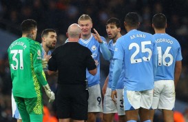 Manchester City Dijatuhi Hukuman Buntut Protes Para Pemain ke Wasit, Haaland Selamat