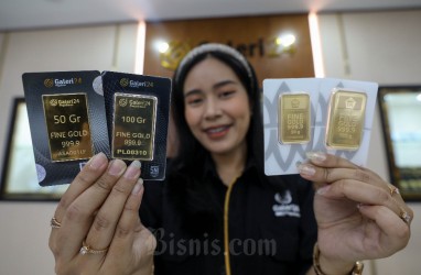 Harga Emas Antam di Pegadaian Ambyar, Turun Rp23.000 per Gram
