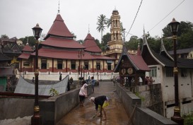 Banjir Bandang Landa Desa Terindah di Dunia di Pariangan Sumbar