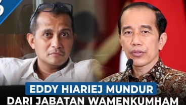 Wamenkumham Eddy Hiariej Kirim Surat Pengunduran Diri ke Jokowi