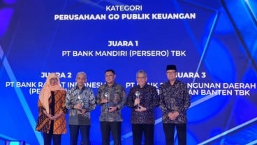 Ditopang Penerapan ESG, Bank Mandiri Raih Juara I Annual Report Award