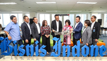 Direksi AGRO Bahas Strategi Bisnis Kedepannya Saat Berkunjung ke Redaksi Bisnis Indonesia