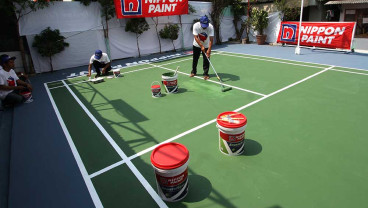 Kembali Dalam #Arenawarga, Nippon Paint Dan Vindes Sport Donasikan 1.380 Liter Cat Untuk Lapangan Bulu Tangkis