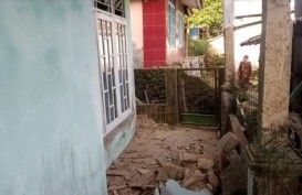 68 Rumah Rusak Akibat Gempa Magnitudo 4,6  Guncang Sukabumi