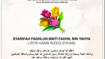 Istri Habib Rizieq Shihab, Syarifah Fadhlun Meninggal Dunia