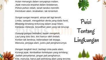 10 Contoh Puisi Tentang Lingkungan Alam Singkat dan Menyentuh Hati