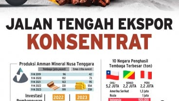 SEKTOR PERTAMBANGAN : Jalan Tengah Ekspor Konsentrat