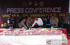 Sabu-sabu 144 Kilogram Disita Polisi di Surabaya dan Asahan