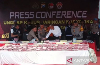 Sabu-sabu 144 Kilogram Disita Polisi di Surabaya dan Asahan