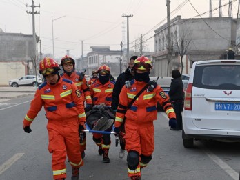 Update Gempa China: Warganet Pertanyakan Operasi Pencarian Berakhir Cepat