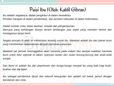 7 Puisi Hari Ibu yang Menyentuh Hati dari Penyair Terkenal