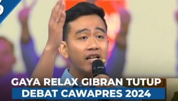 Penutup Debat Cawapres, Gibran: Anak-Anak Muda Harus Saling Mendukung Menuju Indonesia Emas