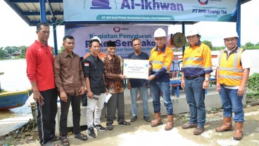 Dukung Aktivitas Sosial Budaya, RMKE Serah Terima Gazebo Masjid di Muara Enim